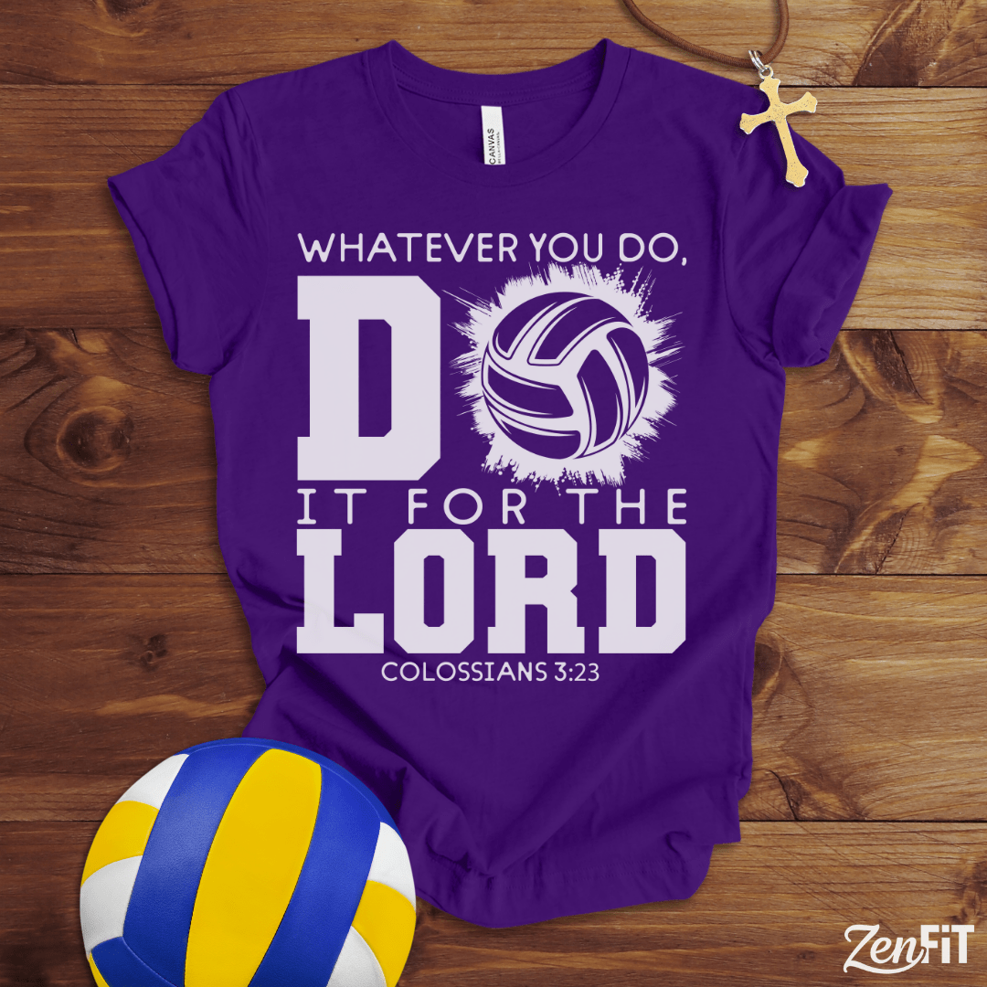 Do It For The Lord Volleyball T-Shirt