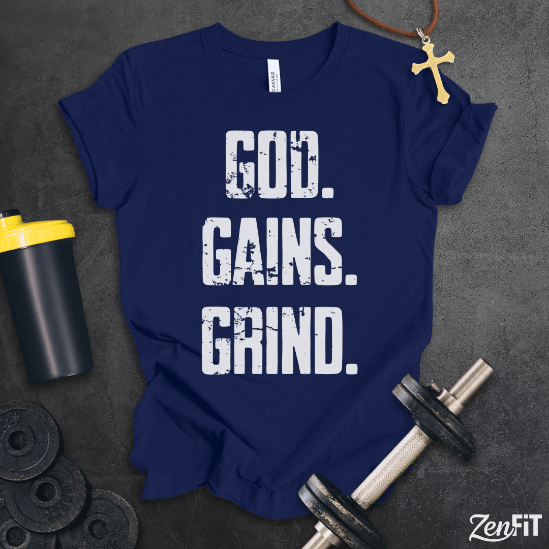God Gains Grind T-Shirt