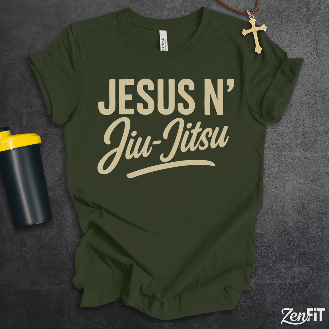 Jesus N' Jiu-Jitsu T-Shirt