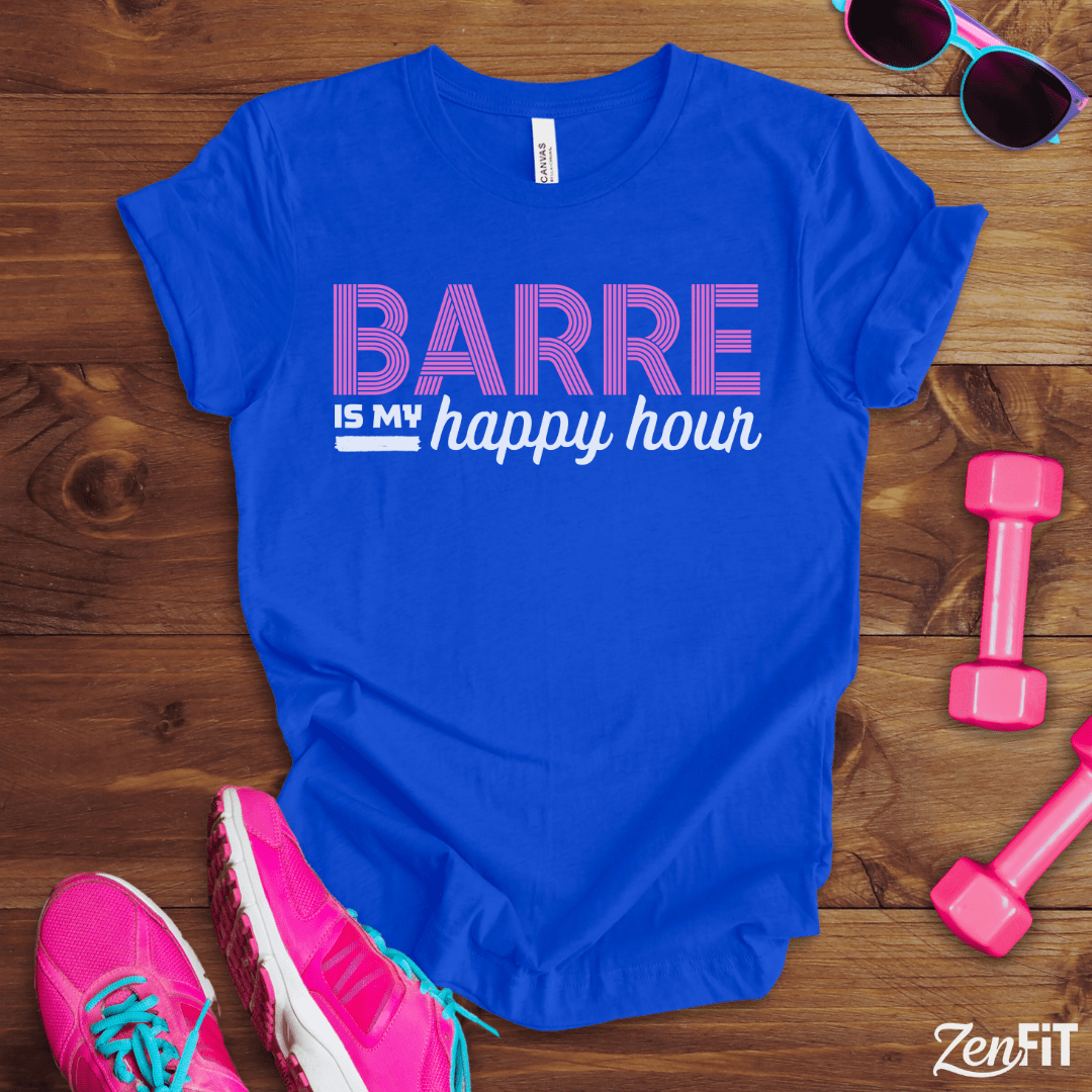 Barre Is My Happy Hour T-Shirt