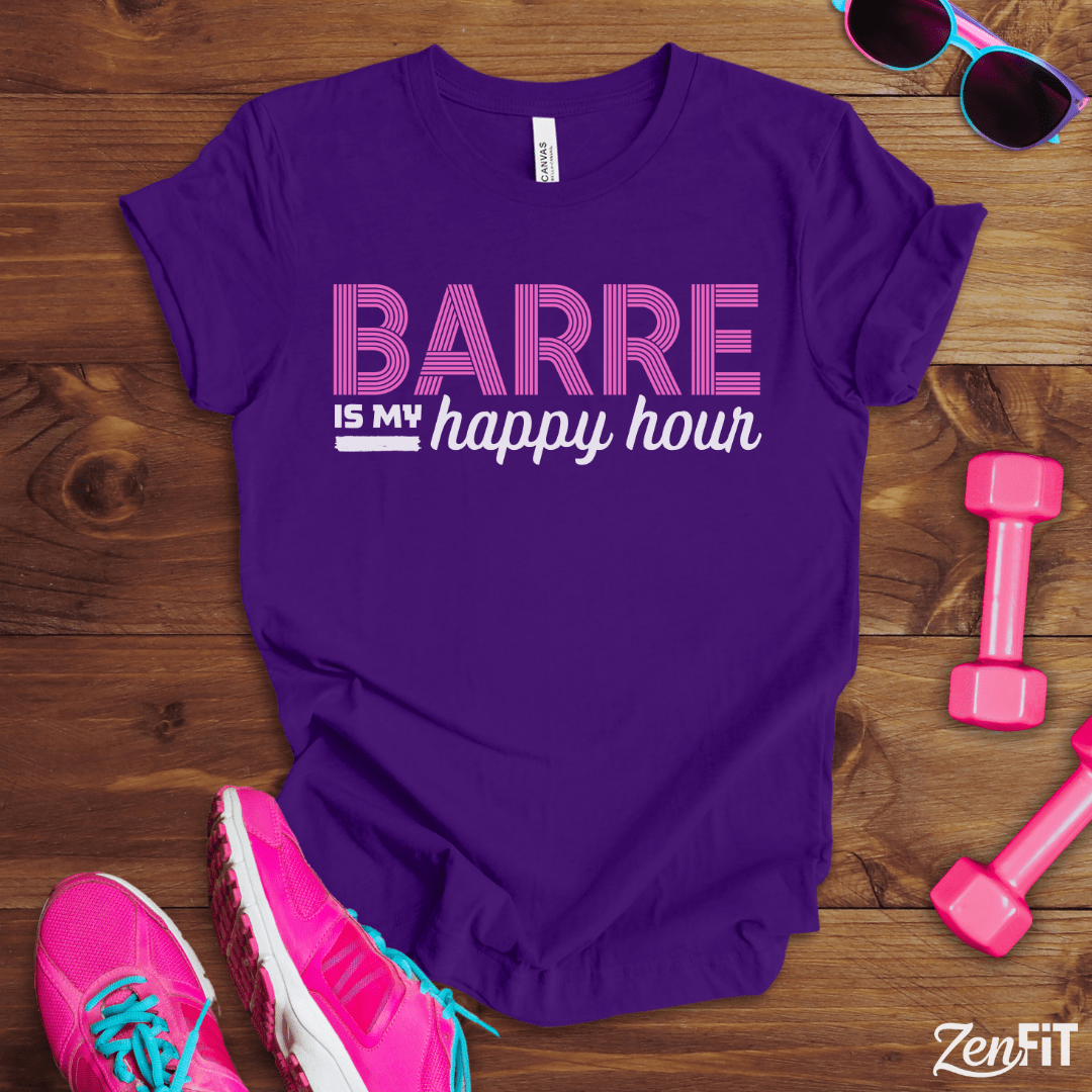 Barre Is My Happy Hour T-Shirt