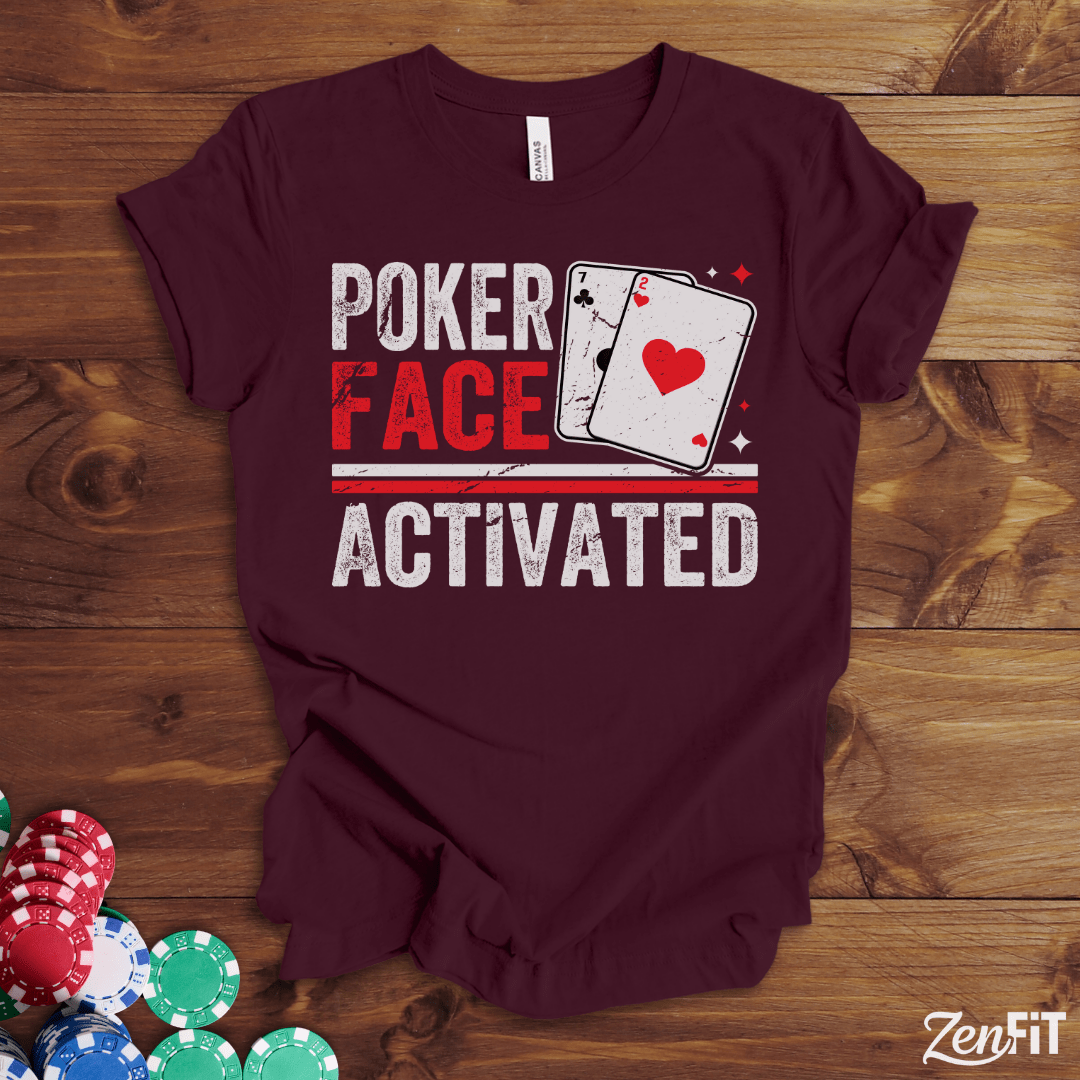 Poker Face Activated T-Shirt