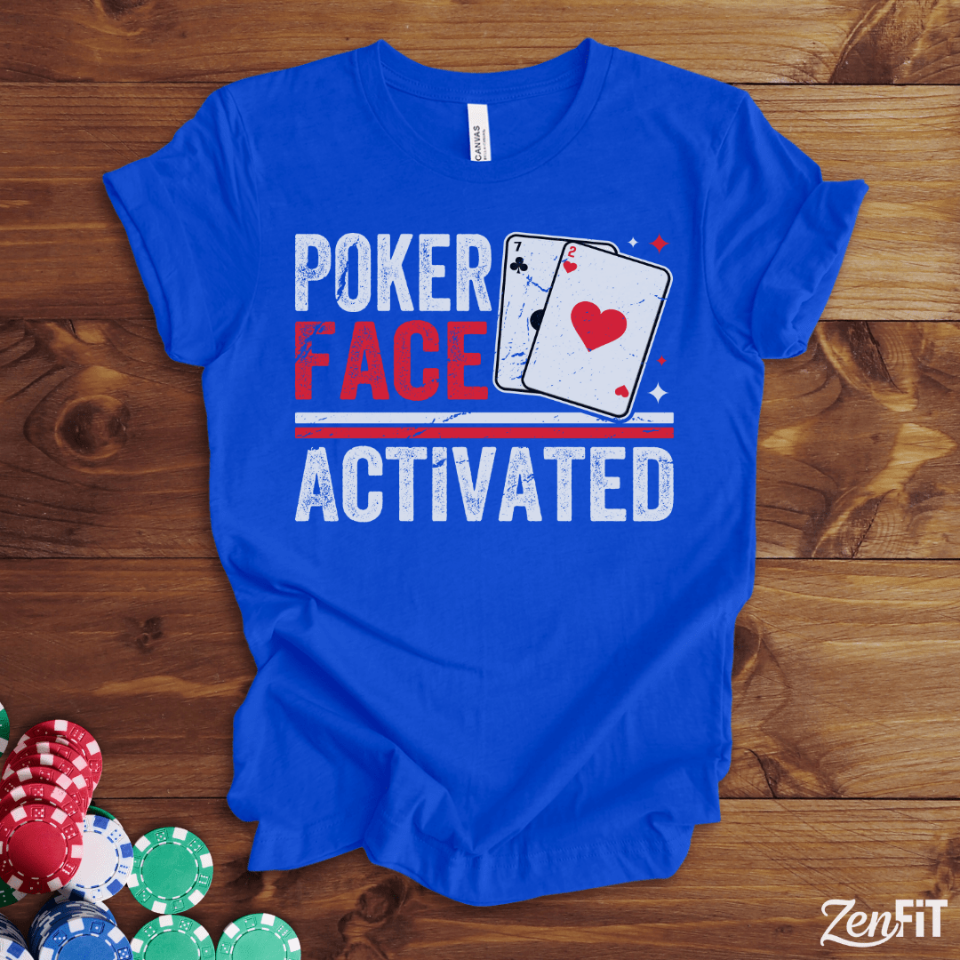 Poker Face Activated T-Shirt