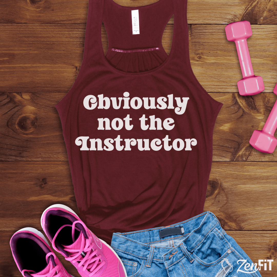 Obviously Not The Instructor Tank Top