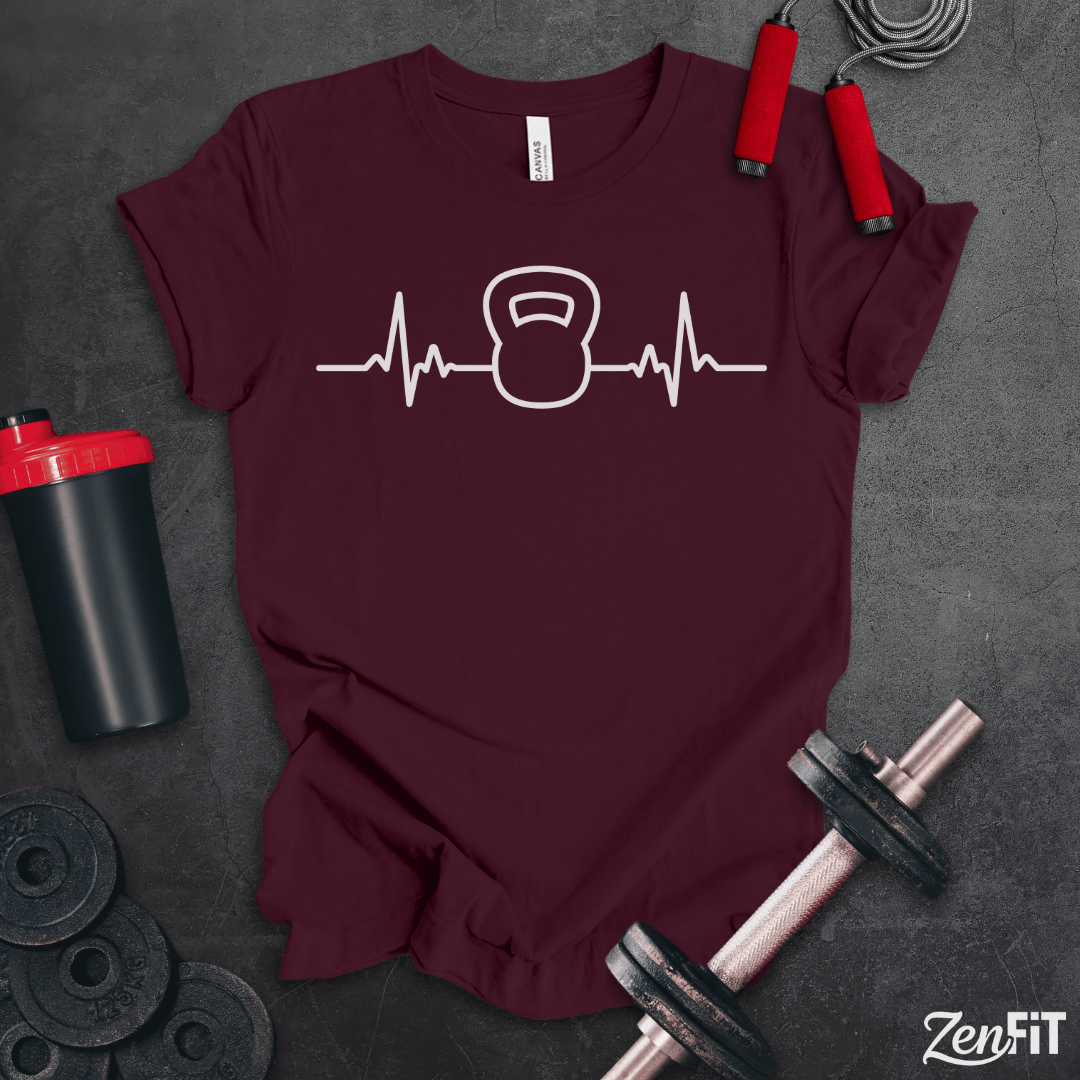 Kettlebell Heartbeat T-Shirt