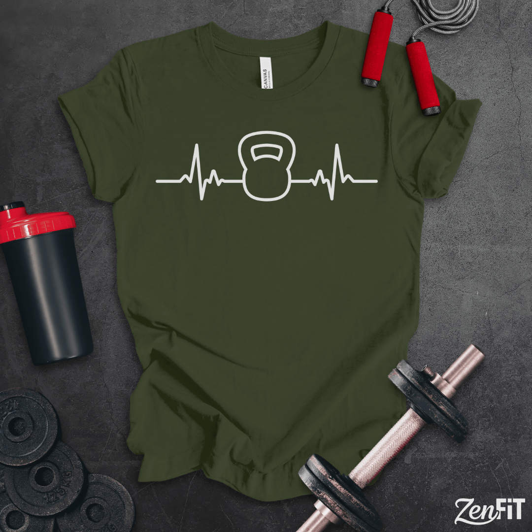 Kettlebell Heartbeat T-Shirt
