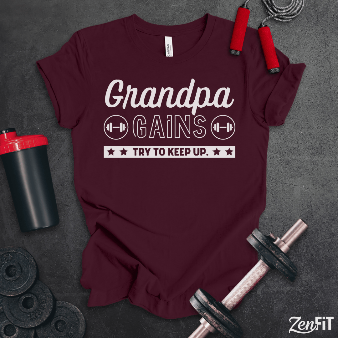 Grandpa Gains T-Shirt