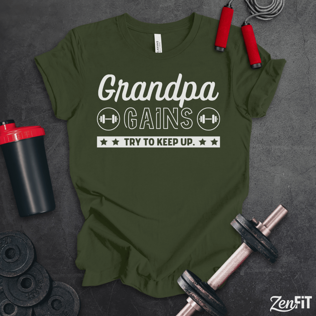 Grandpa Gains T-Shirt