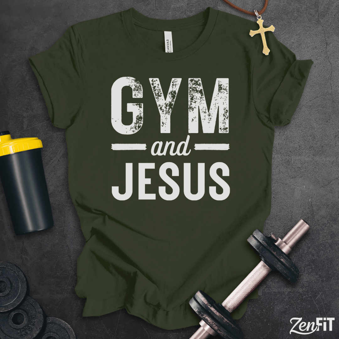 Gym and Jesus T-Shirt