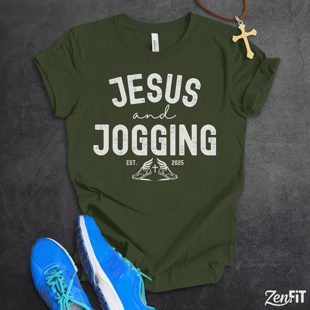 Jesus and Jogging T-Shirt