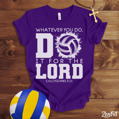 Do It For The Lord Volleyball T-Shirt
