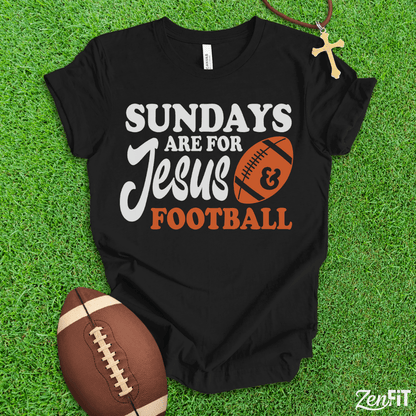 Sundays Are For Jesus and Football T-Shirt