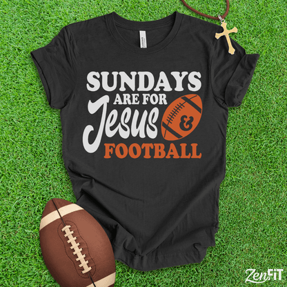 Sundays Are For Jesus and Football T-Shirt