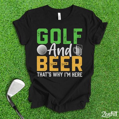Golf and Beer T-Shirt