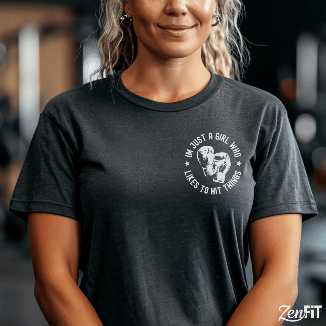 Just A Girl Who Hits Things T-Shirt