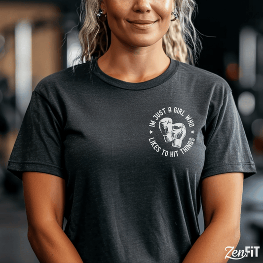 Just A Girl Who Hits Things T-Shirt