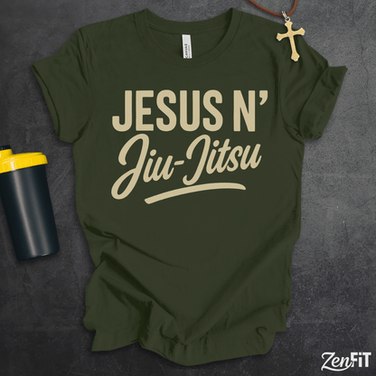 Jesus N' Jiu-Jitsu T-Shirt