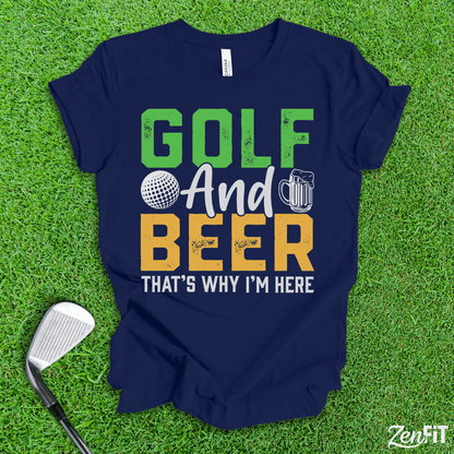 Golf and Beer T-Shirt