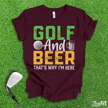 Golf and Beer T-Shirt