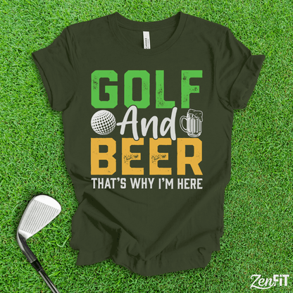 Golf and Beer T-Shirt
