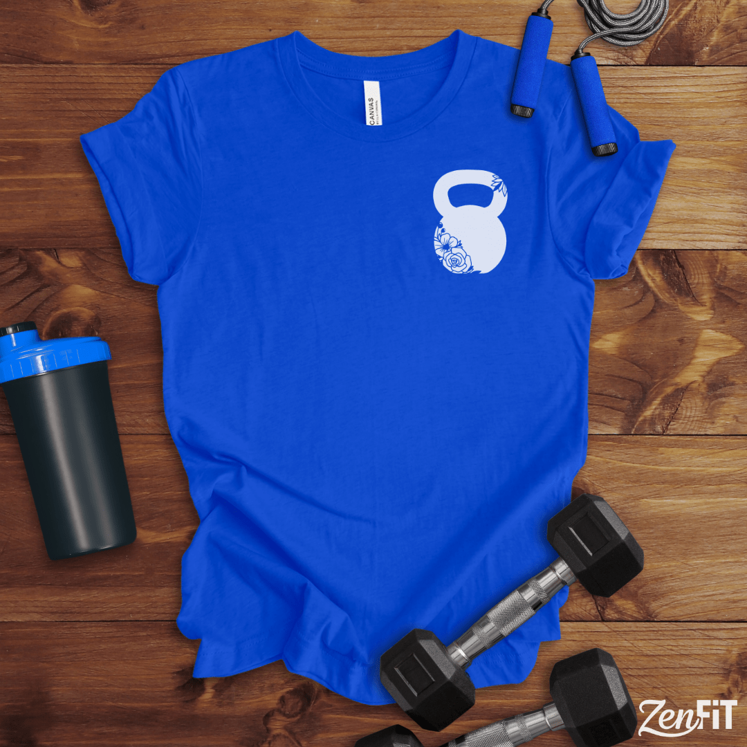 Floral Kettlebell T-Shirt