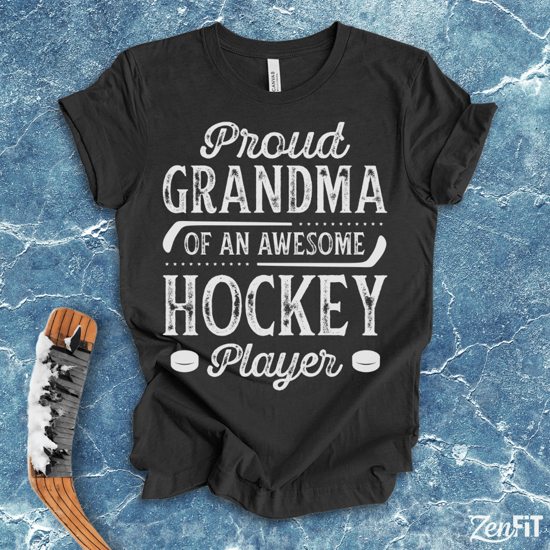 Proud Grandma Of An Awesome Hockey Player T-Shirt