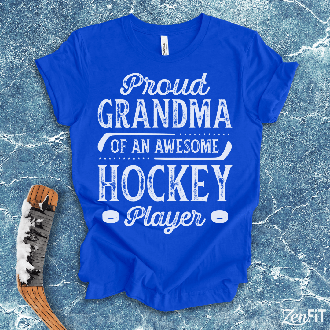 Proud Grandma Of An Awesome Hockey Player T-Shirt