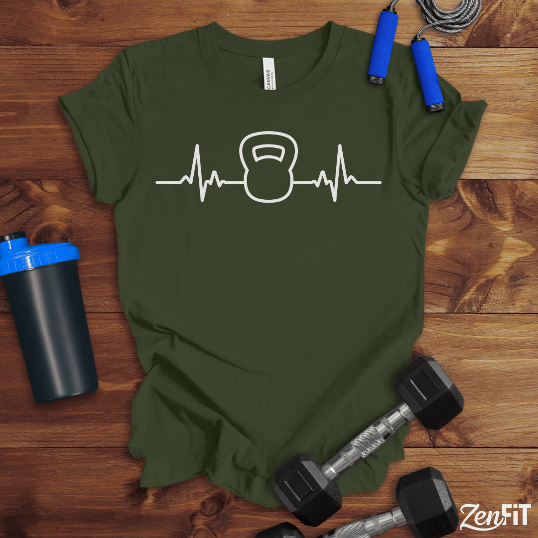 Kettlebell Heartbeat T-Shirt