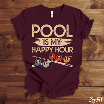 Pool Is My Happy Hour T-Shirt