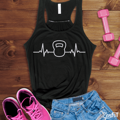 Kettlebell Heart Rate Tank Top