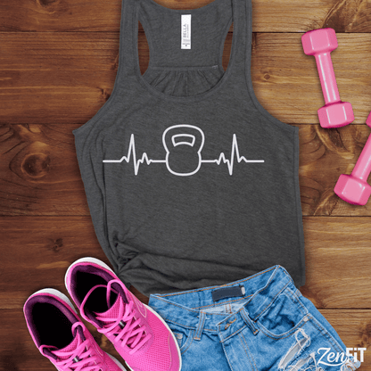 Kettlebell Heart Rate Tank Top