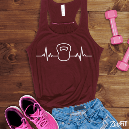 Kettlebell Heart Rate Tank Top