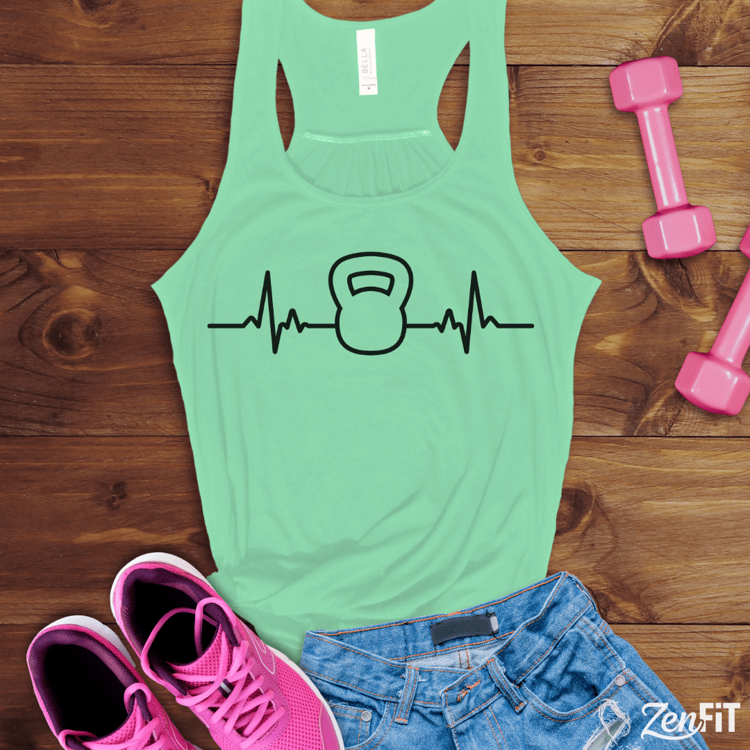 Kettlebell Heart Rate Tank Top