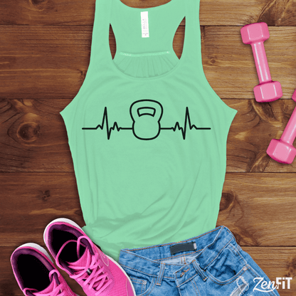 Kettlebell Heart Rate Tank Top