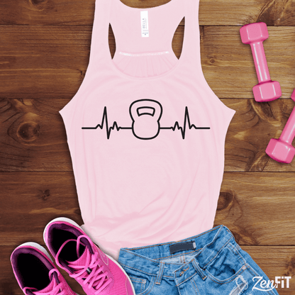 Kettlebell Heart Rate Tank Top