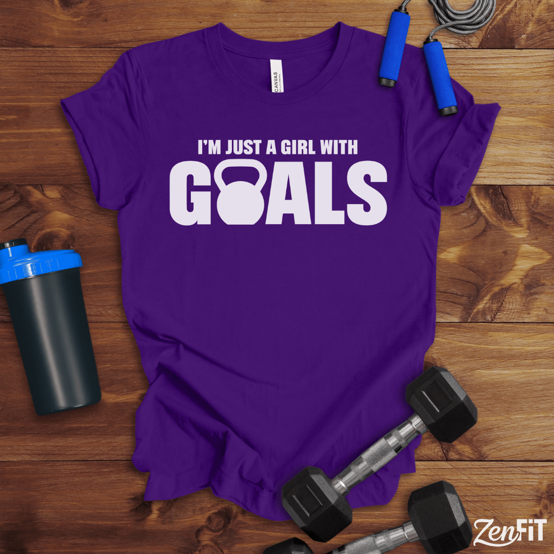 Im Just A Girl With Goals T-Shirt