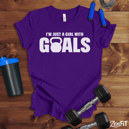 Im Just A Girl With Goals T-Shirt
