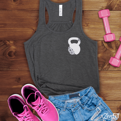 Floral Kettlebell Tank Top