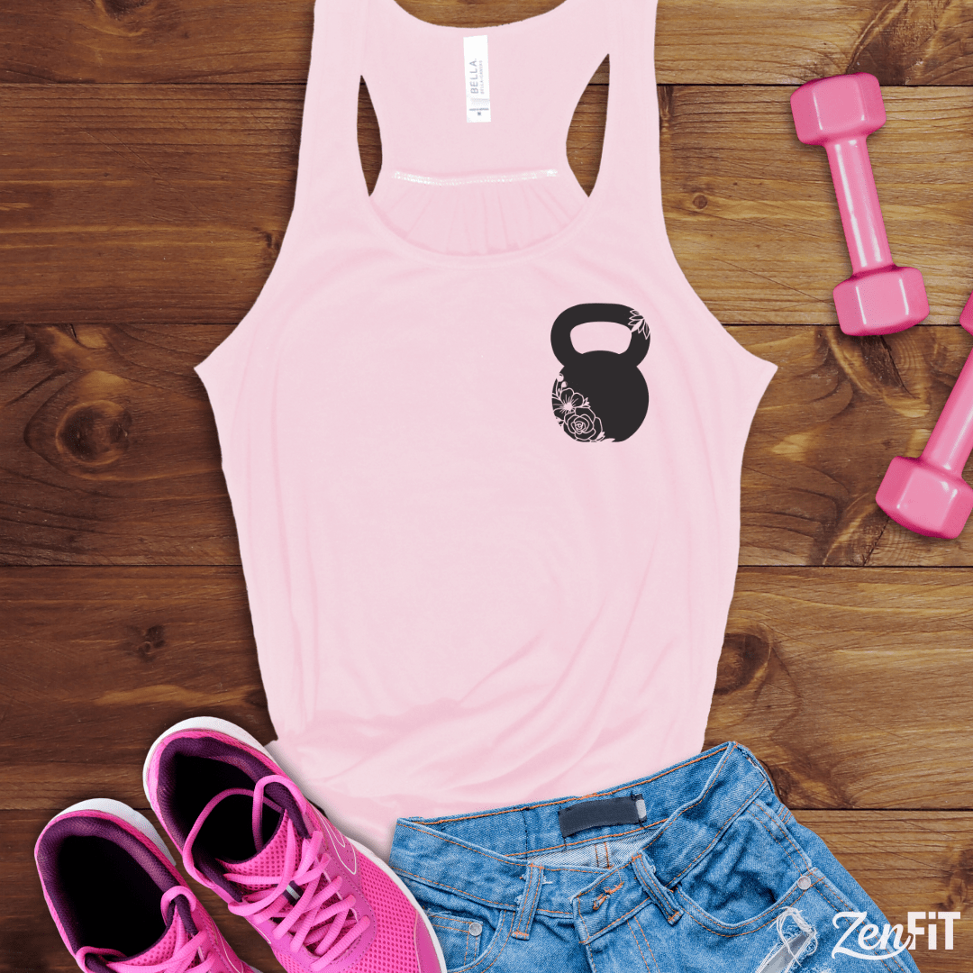 Floral Kettlebell Tank Top
