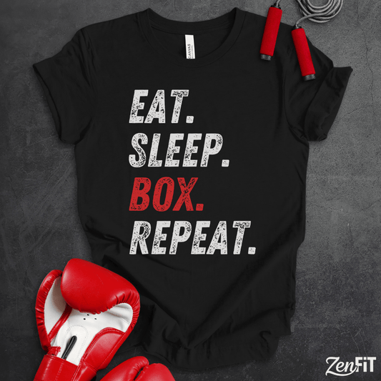 Eat Sleep Box Repeat T-Shirt