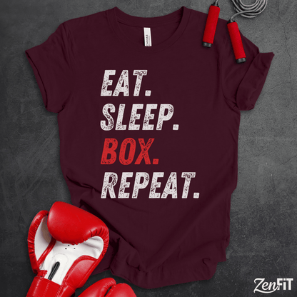 Eat Sleep Box Repeat T-Shirt