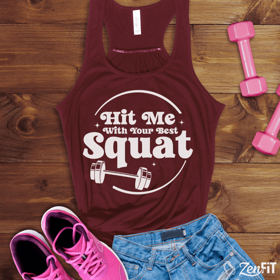 Hit Me With Your Best Squat Tank Top