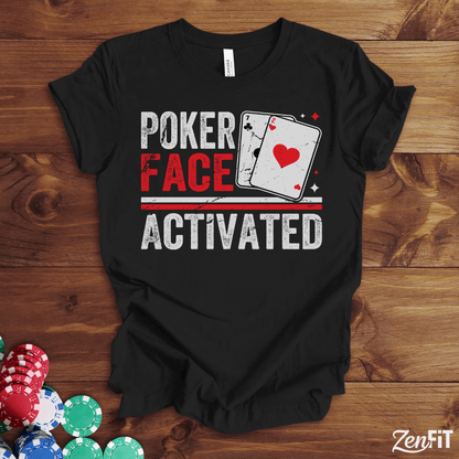 Poker Face Activated T-Shirt