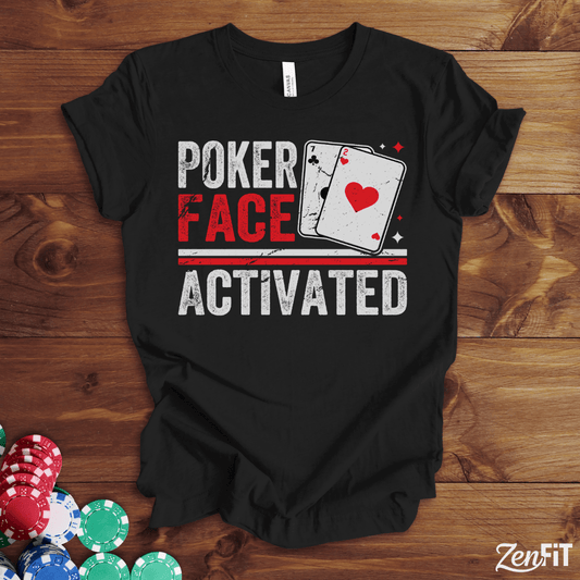 Poker Face Activated T-Shirt