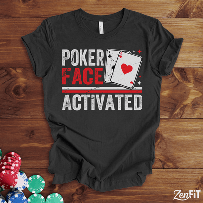 Poker Face Activated T-Shirt