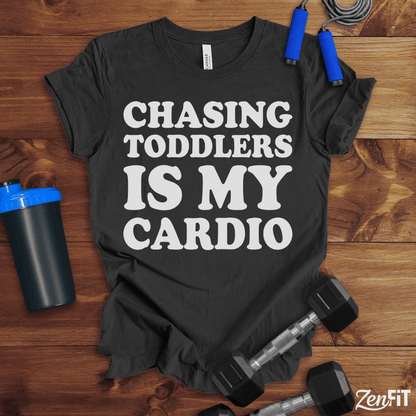 Chasing Toddlers Is My Cardio T-Shirt