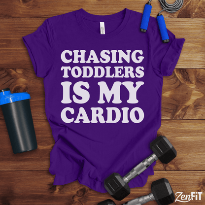 Chasing Toddlers Is My Cardio T-Shirt