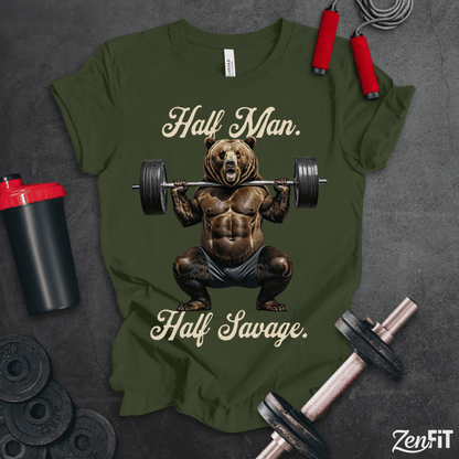 Half Man Half Savage T-Shirt