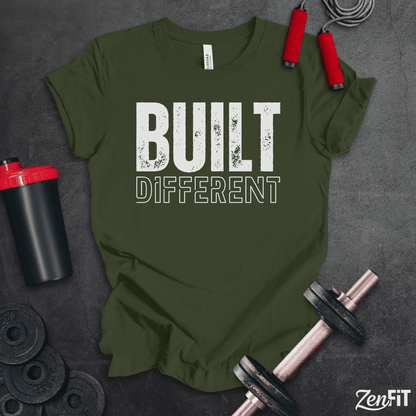 Built Different Gym T-Shirt