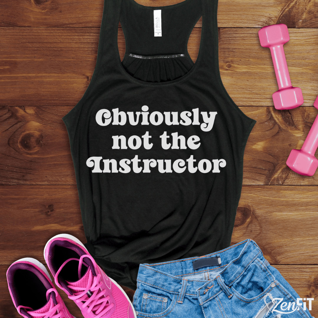 Obviously Not The Instructor Tank Top